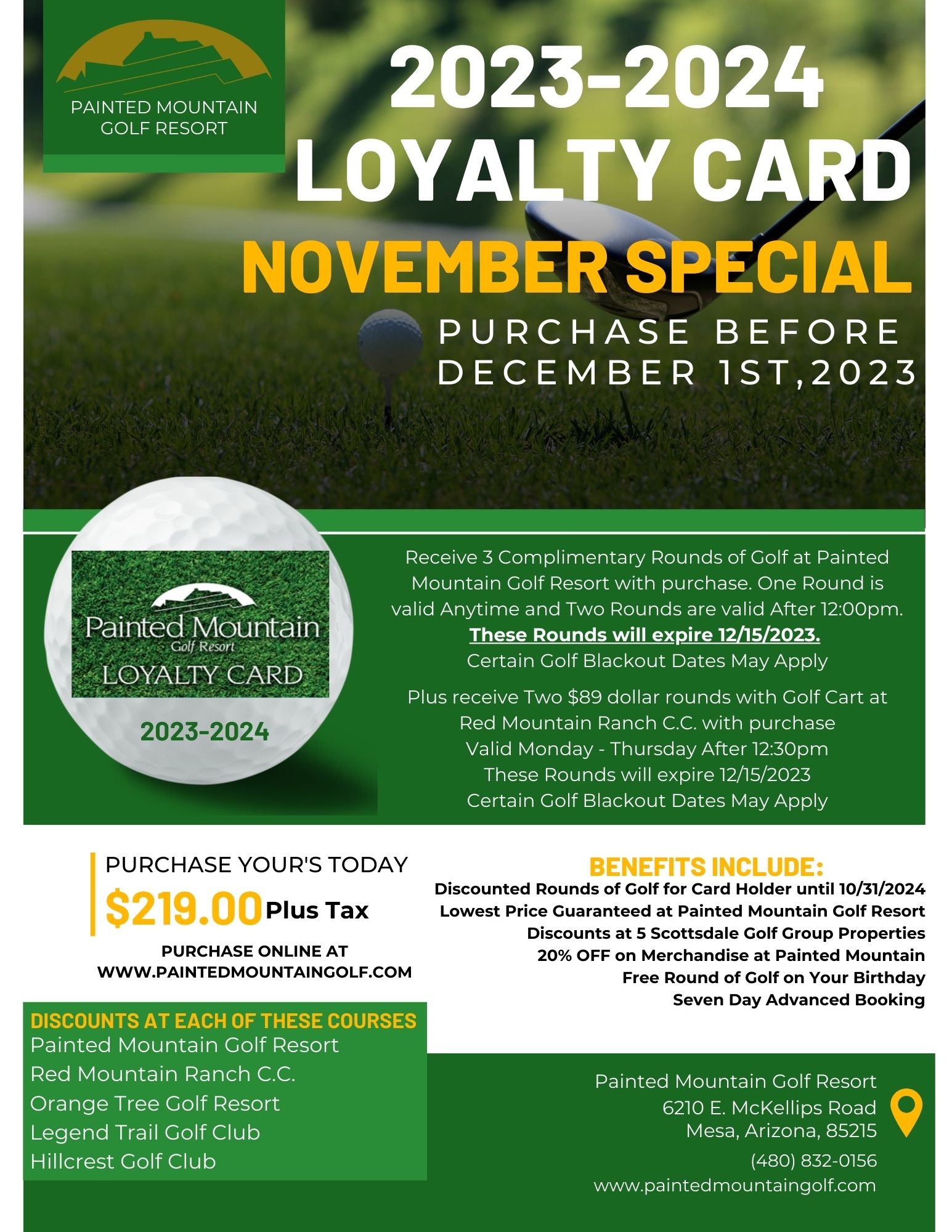 Loyalty Card October Sale